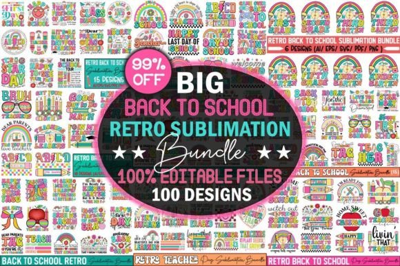 Back to School Sublimation Big Bundle for Creative Sellers