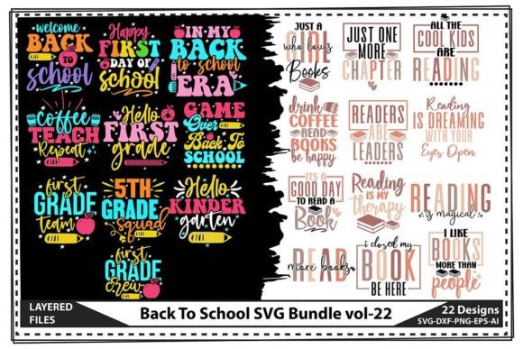 Back to School SVG Bundle Vol.22 for Local Business Branding