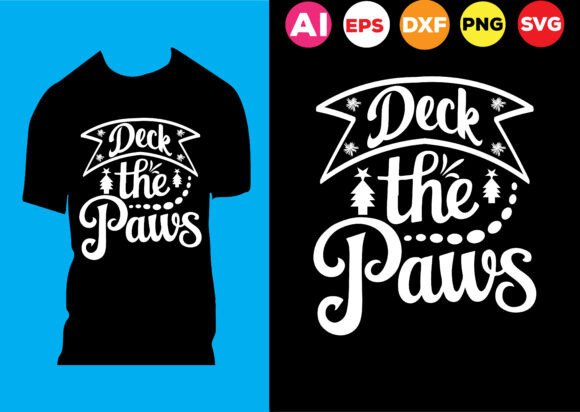 Christmas T-shirt Design for Graphic Projects