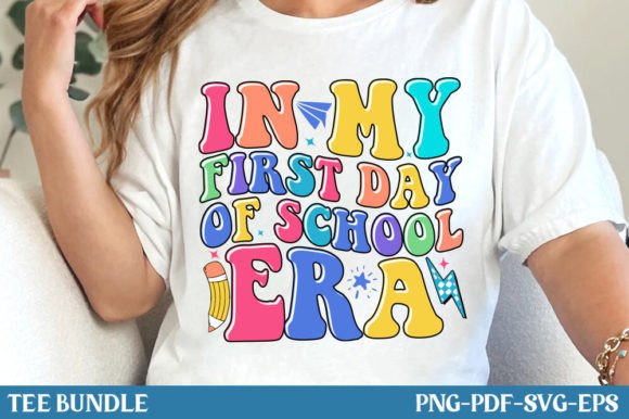 First Day of School Graphics for T-Shirt Designs