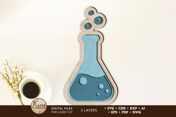 School Decorative Laser Cut Template for Wall Decor