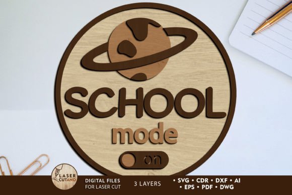 School Wall Decorative Panel for Laser Cutting
