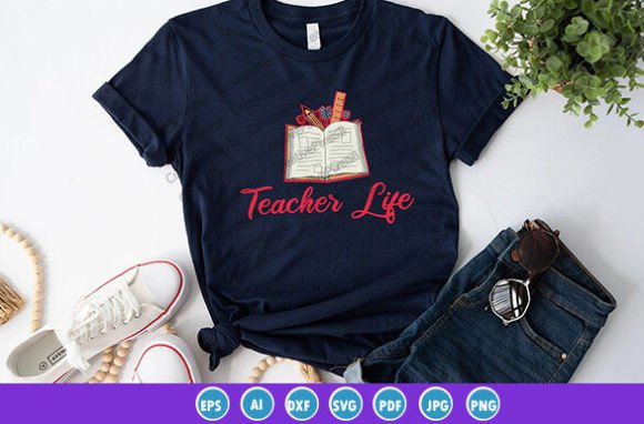Teacher T-shirt Graphic for Modern Branding